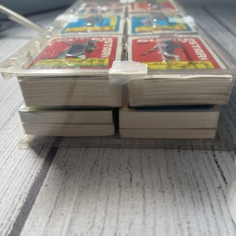 Vintage 1990 Topps Super Star Baseball Cards Lot Ken Griffey Jr Barry Larkin Bo